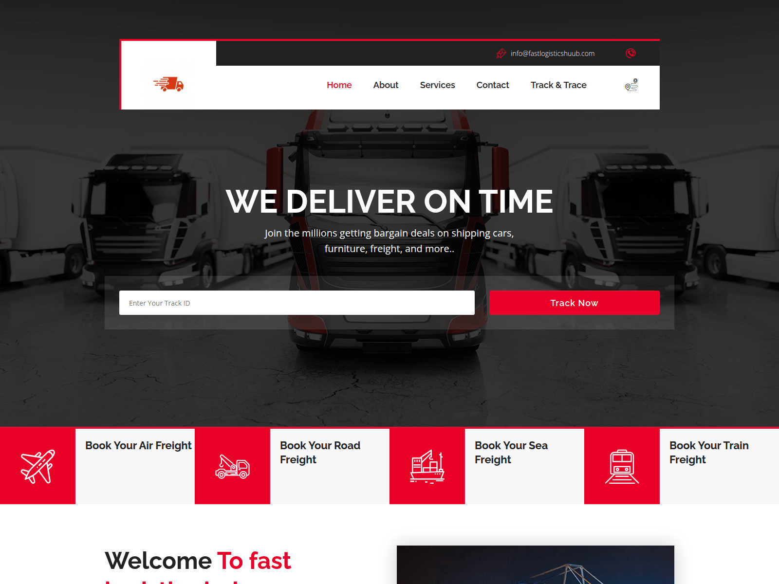 Screenshot of fastlogisticshuub.com