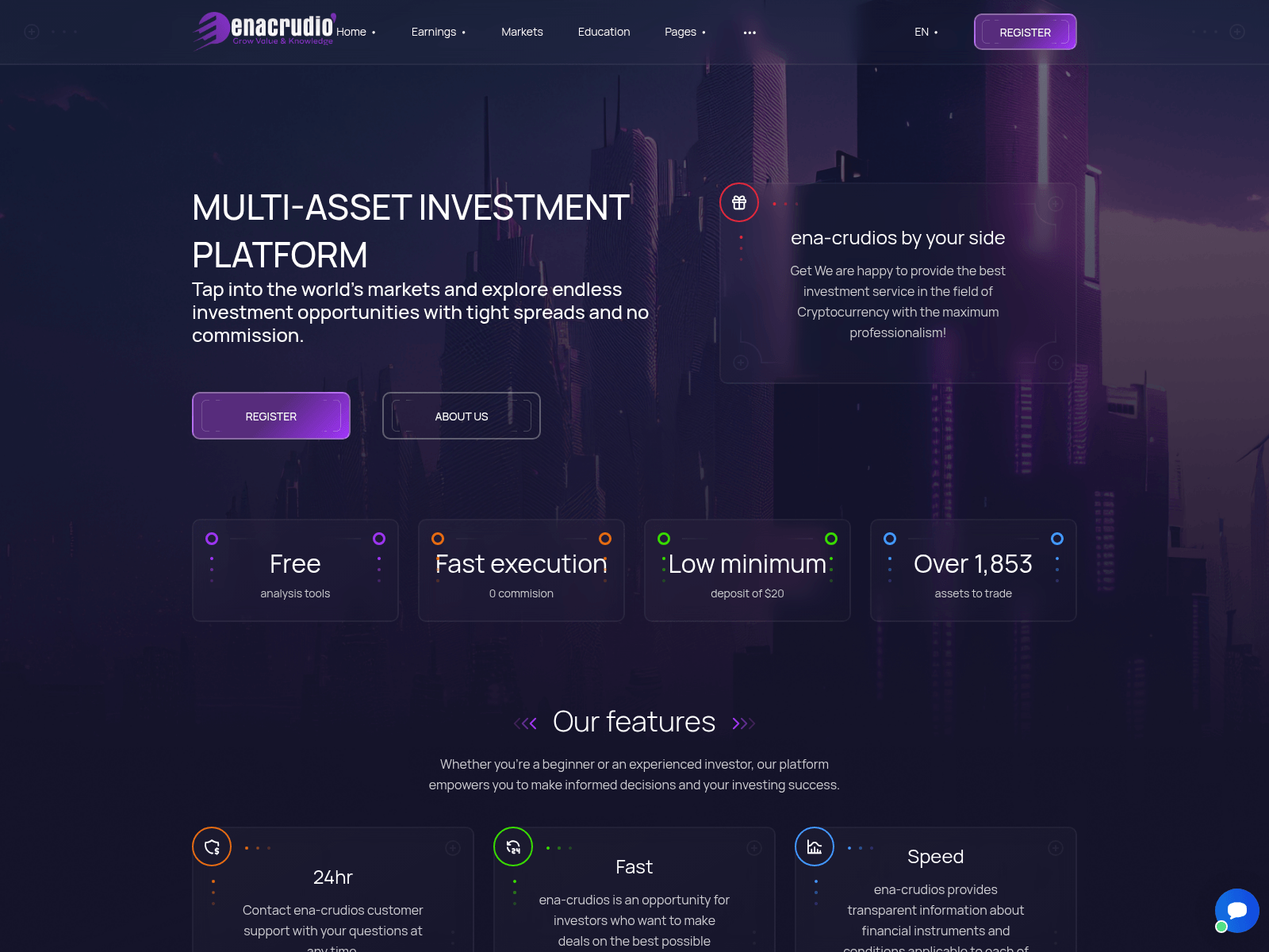 Forensic screenshot of ena-crudios.com