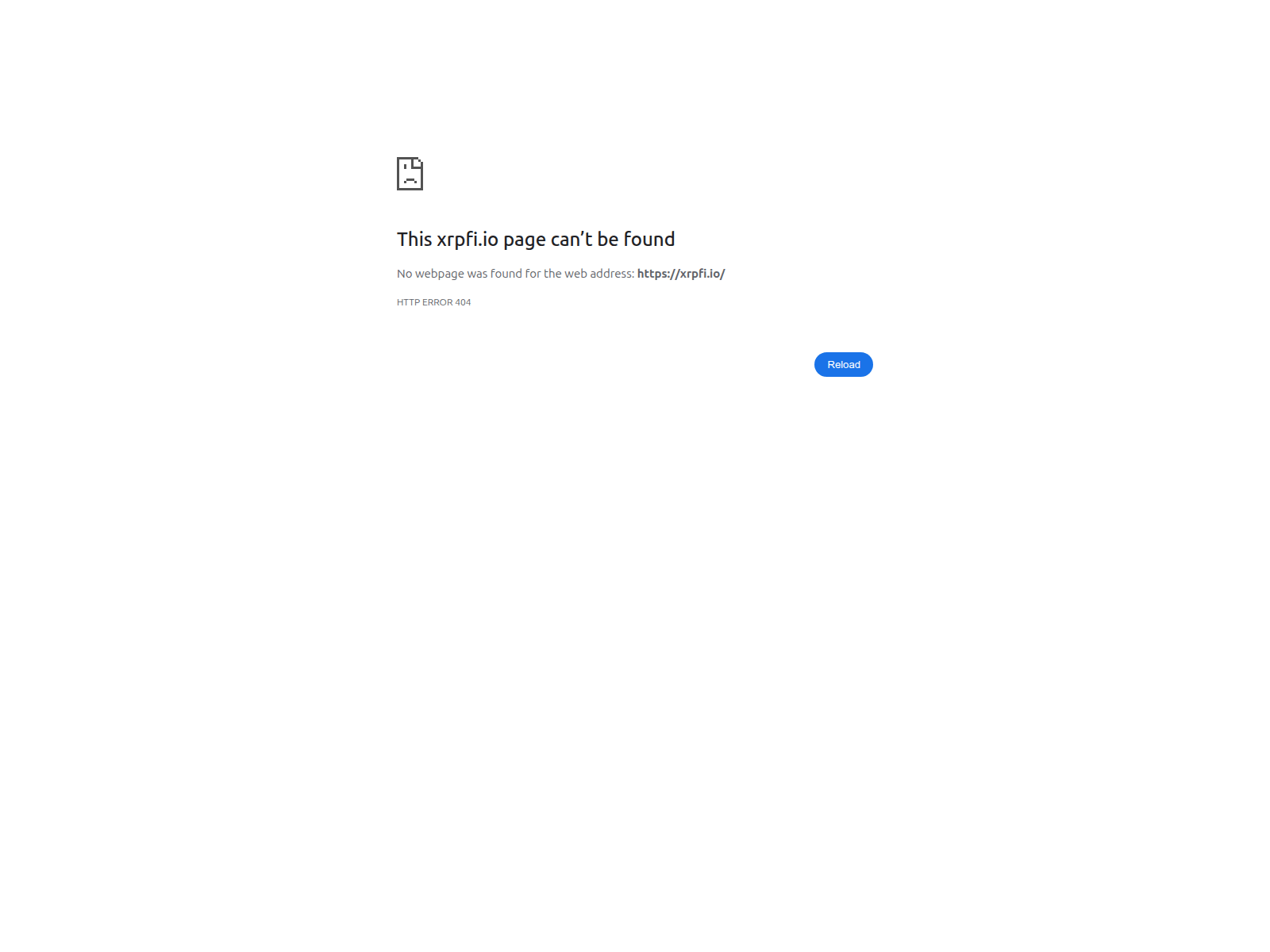 Screenshot of xrpfi.io