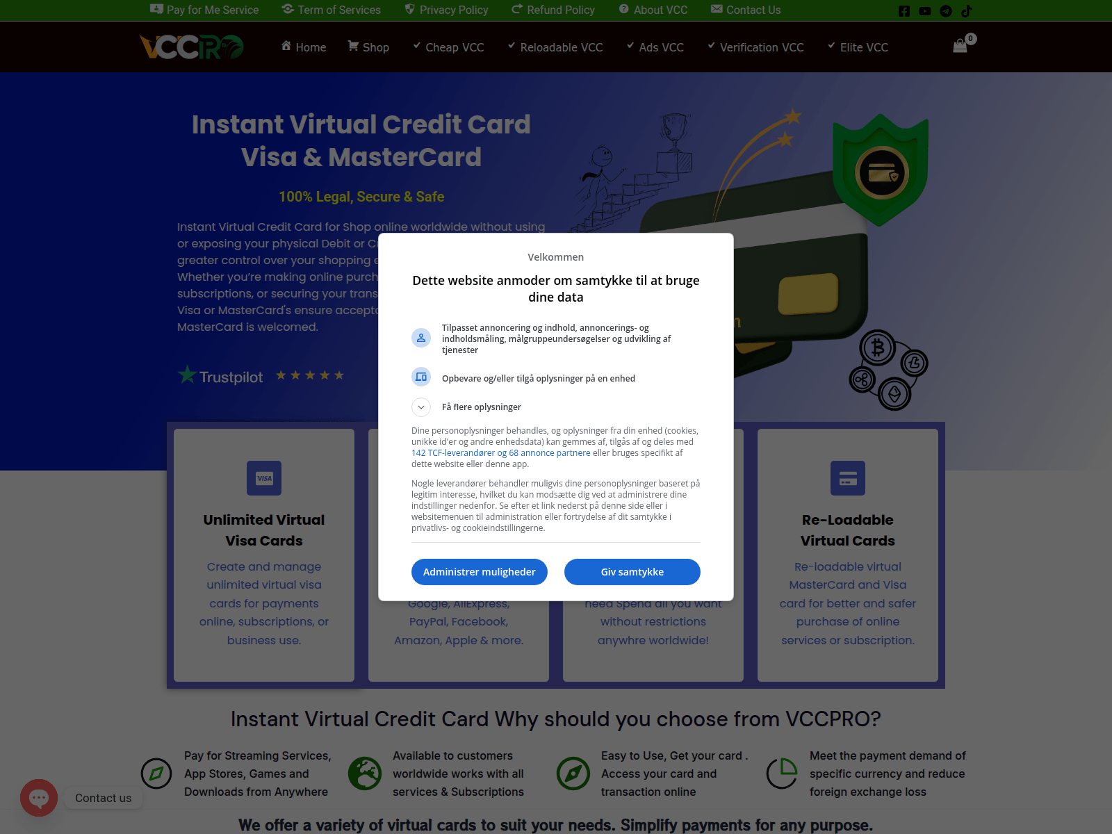 Screenshot of vccpro.com