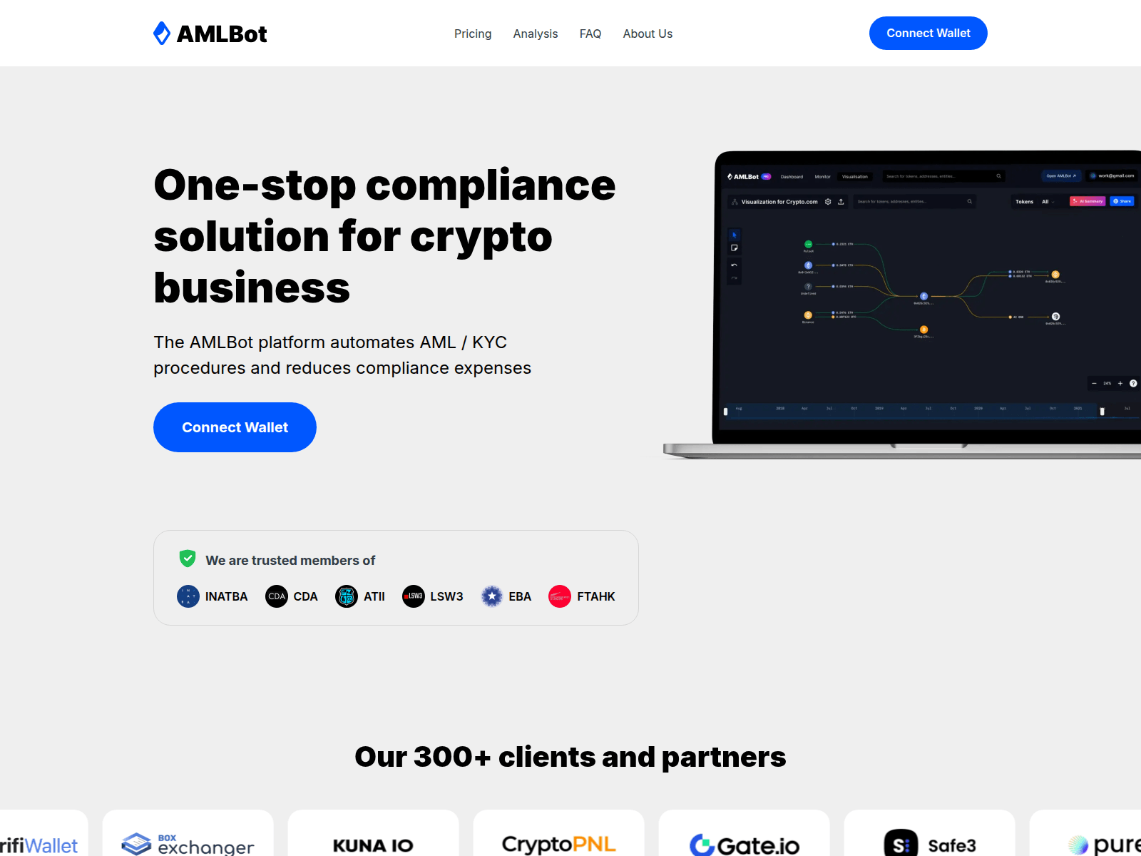 Screenshot of amlscanbot.icu