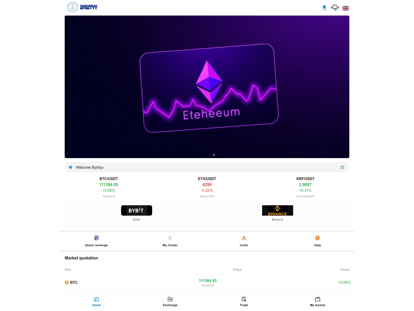 Screenshot of bybityy.com