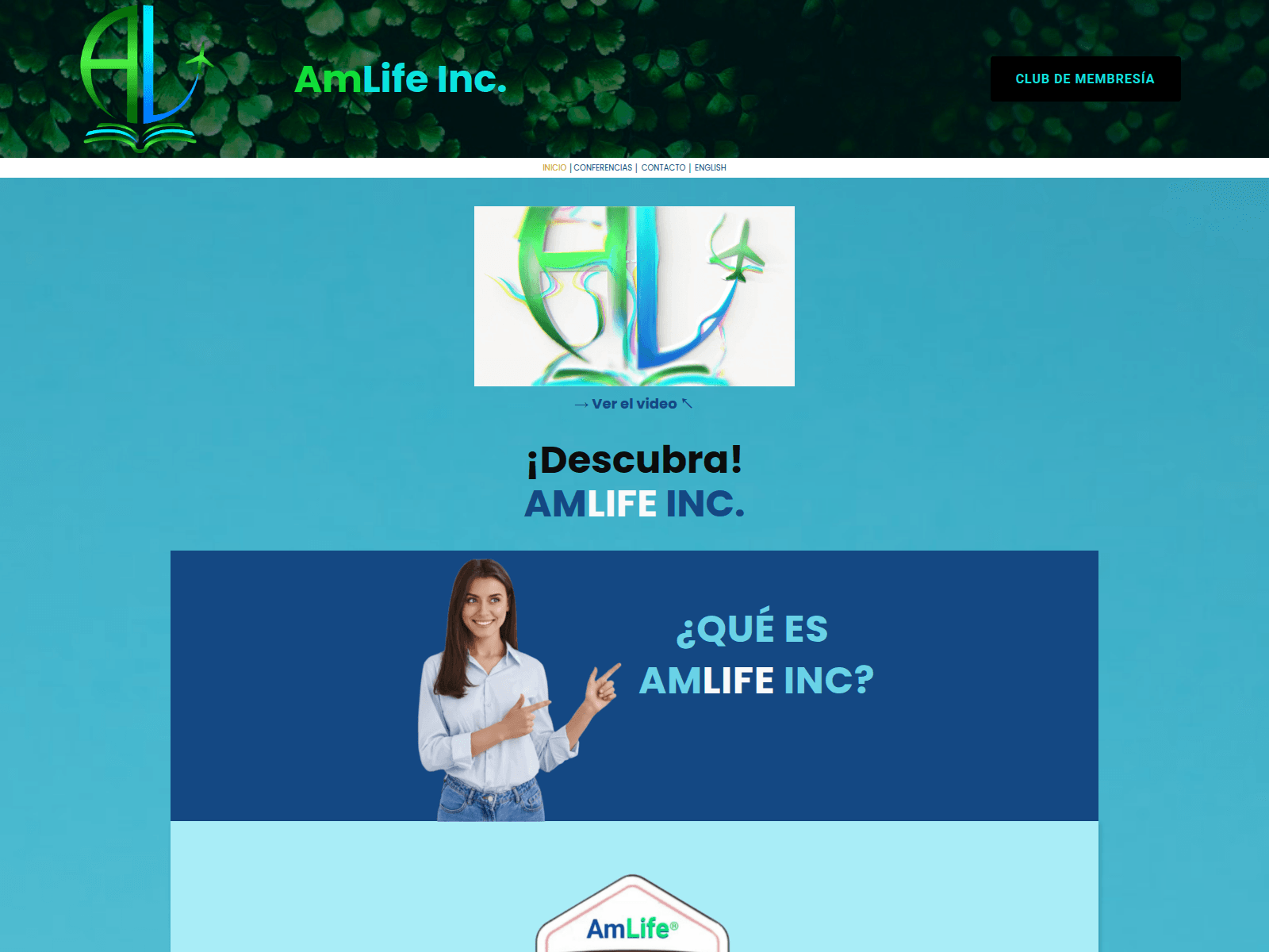 Screenshot of www.amlife.info
