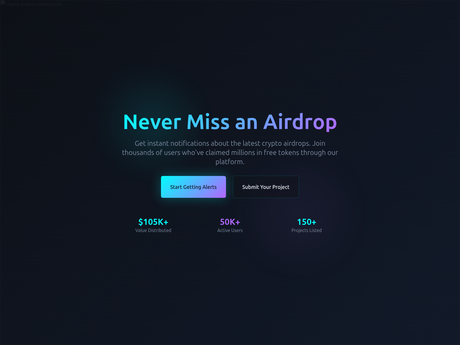 Screenshot of airdropbeacon.com