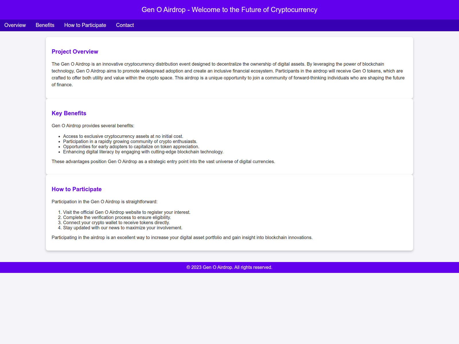 Screenshot of airdrop-geno.live