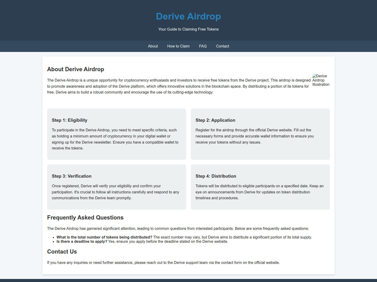 Screenshot of airdrop-derive.live