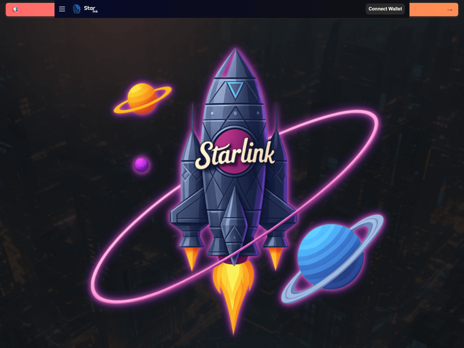 Screenshot of airdrop.aistarlink.network