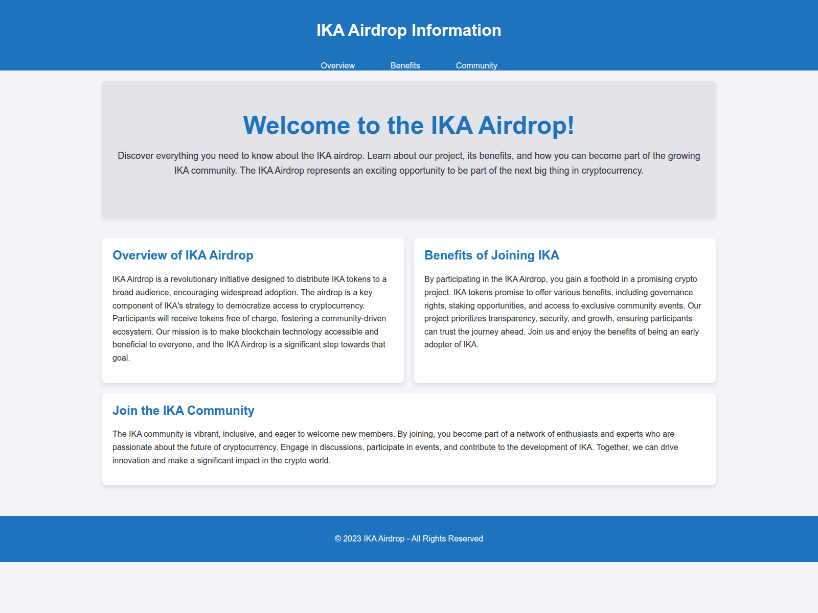 Screenshot of airdrop-ika.live