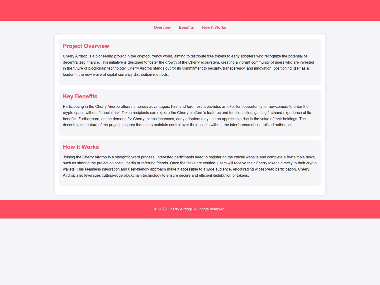 Screenshot of airdrop-cherry.live
