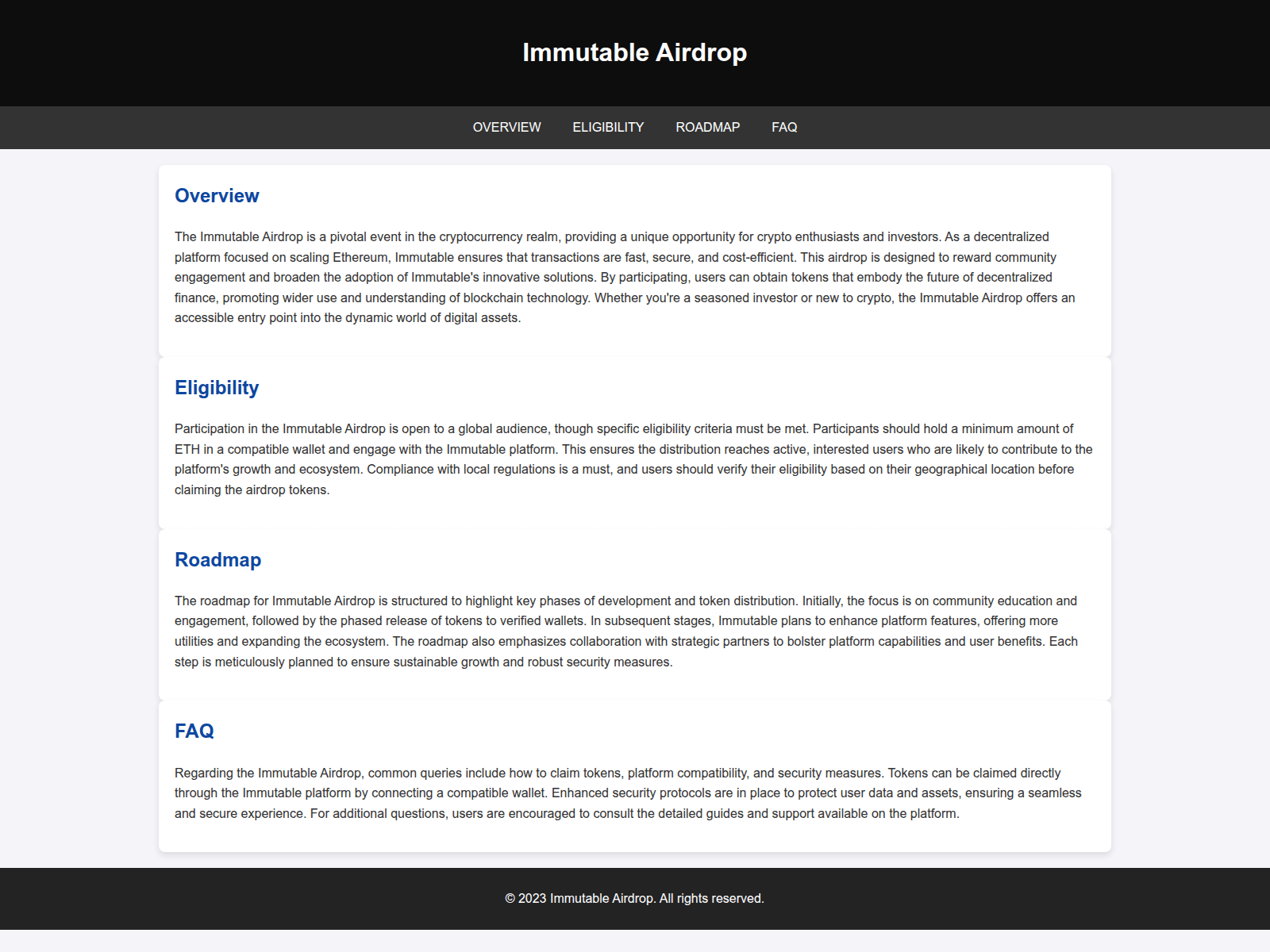 Screenshot of airdrop-immutable.live