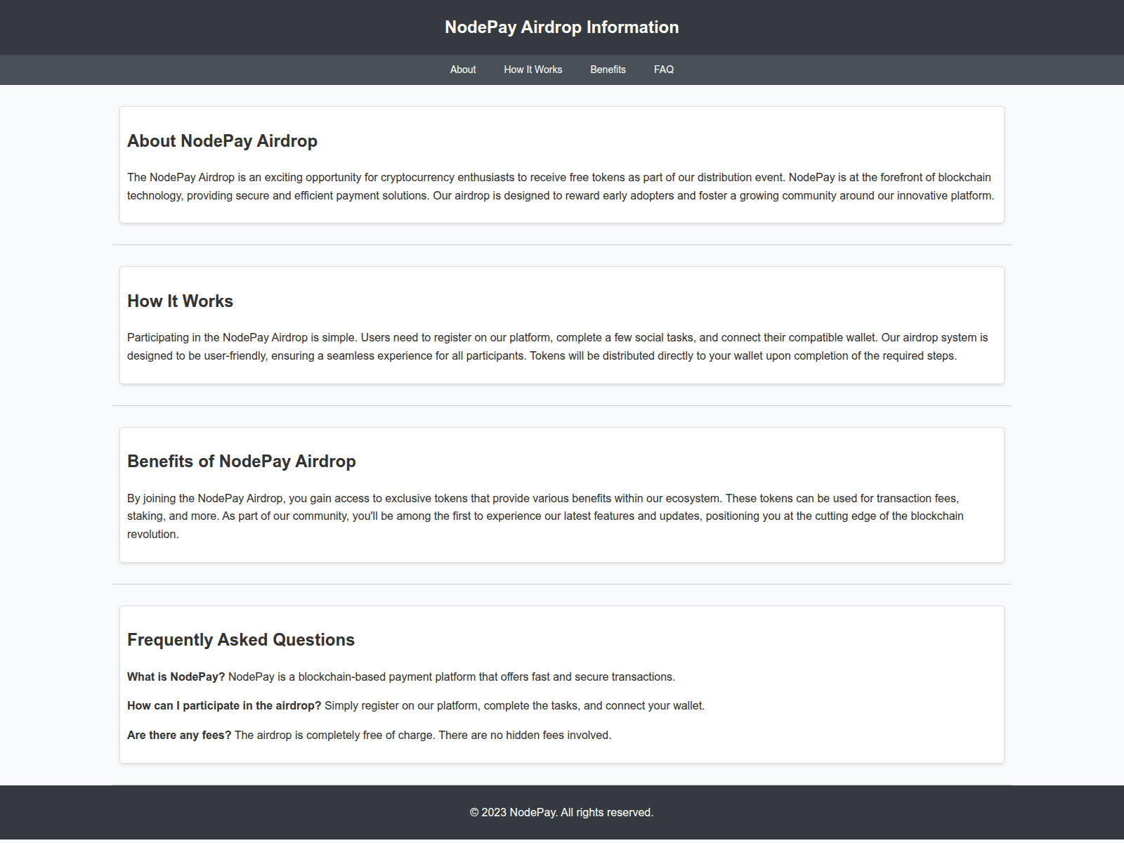 Screenshot of airdrop-nodepay.live