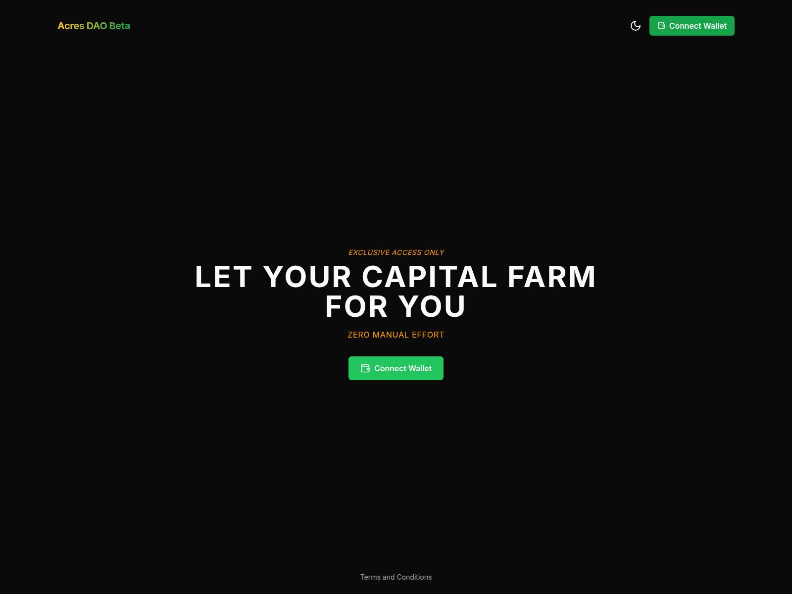 Screenshot of fund.airdropacres.com