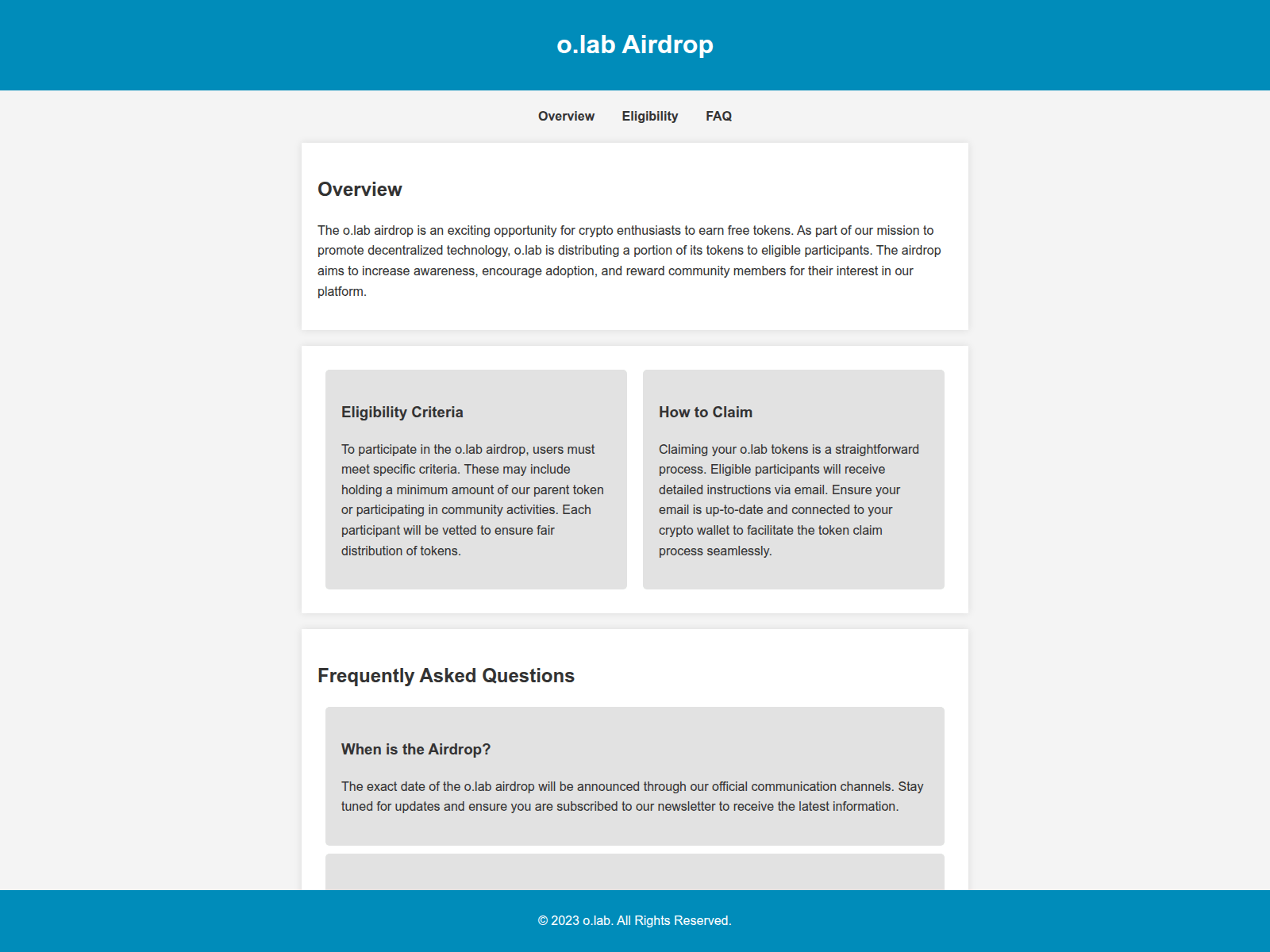 Screenshot of airdropolab.live