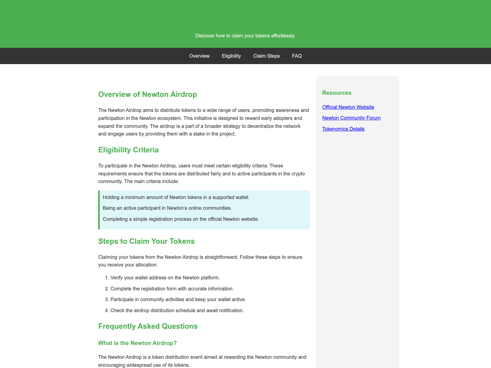 Screenshot of airdropnewton.live