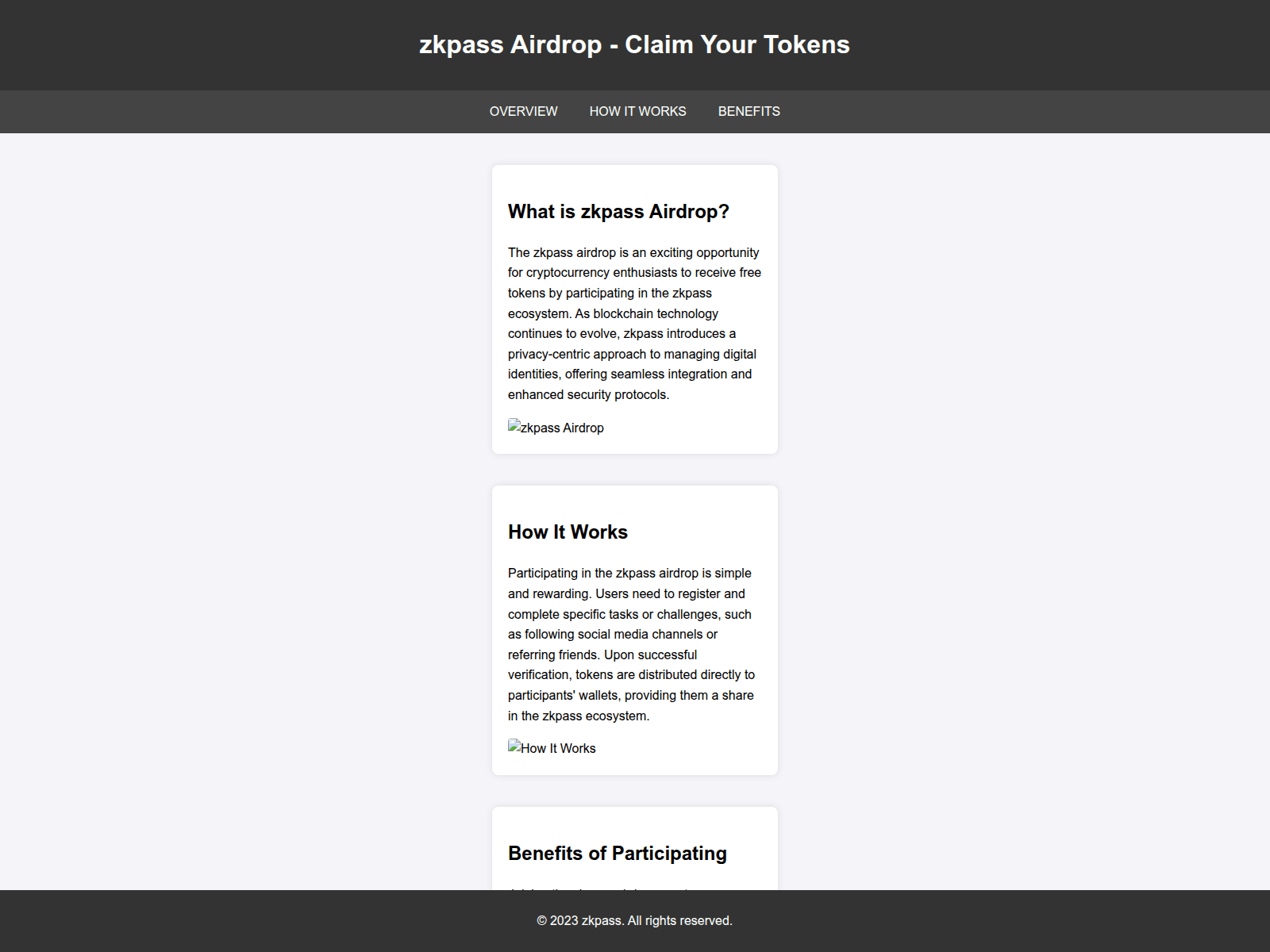 Screenshot of airdropzkpass.live