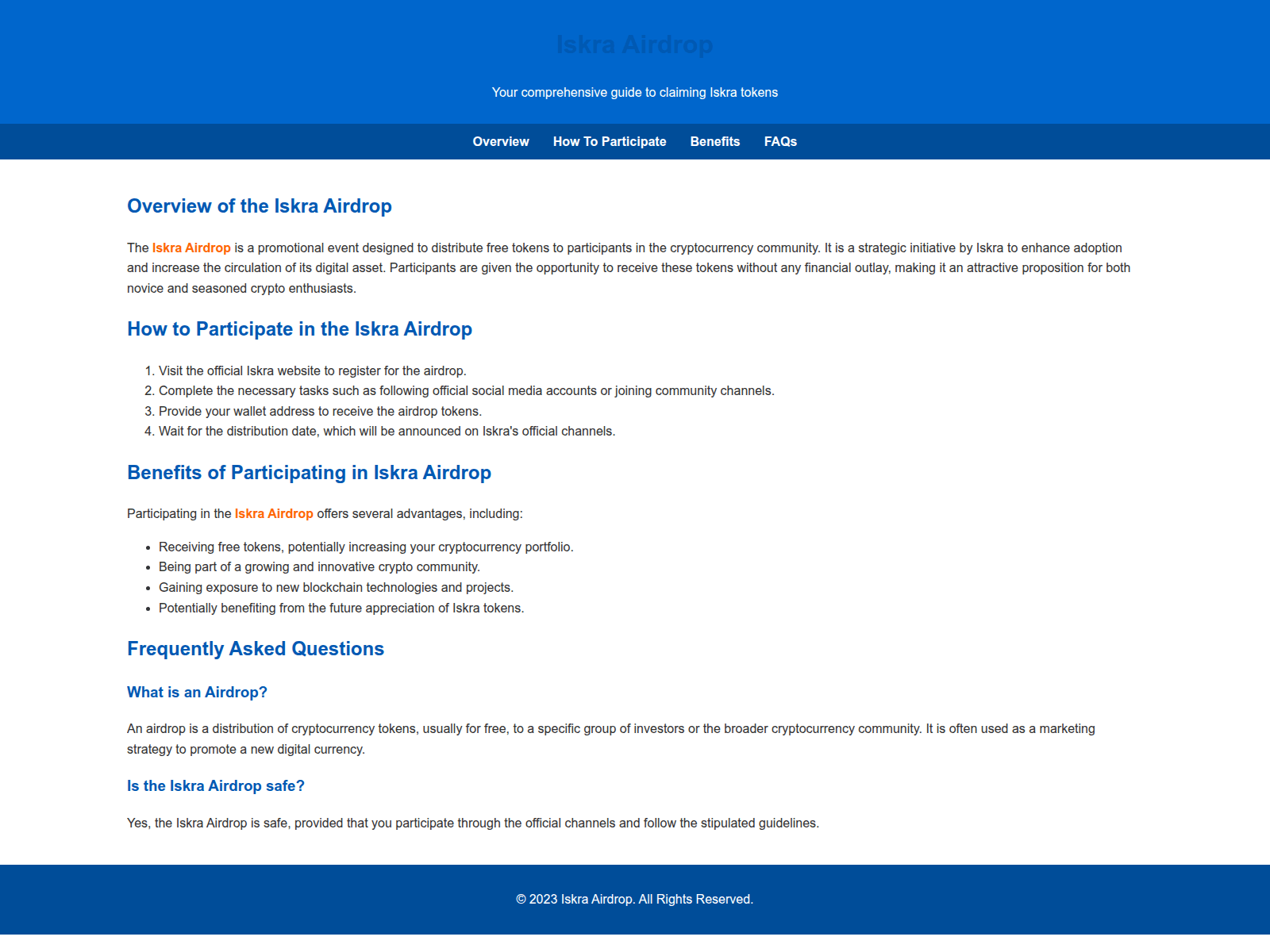 Screenshot of airdropiskra.live