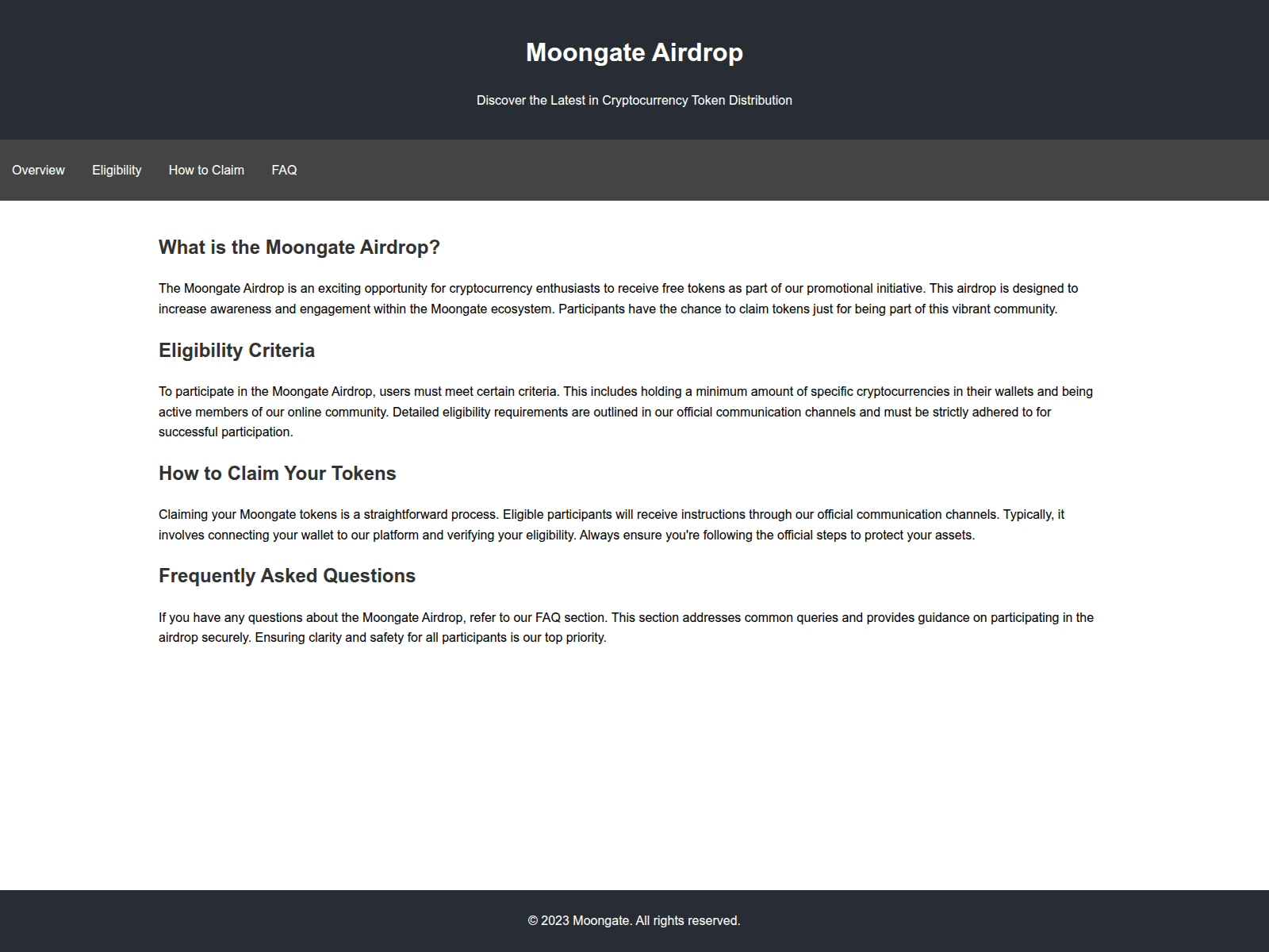 Screenshot of airdropmoongate.live