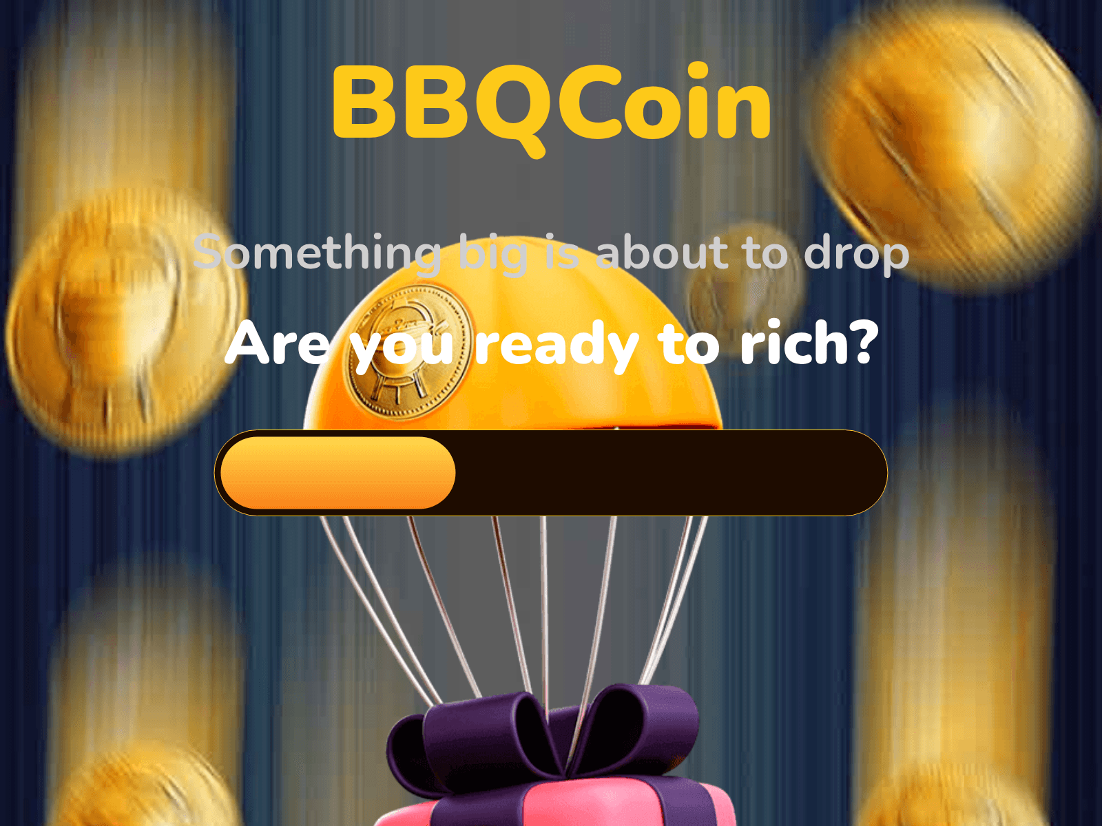 Screenshot of airdrop.bbqcoin.ai