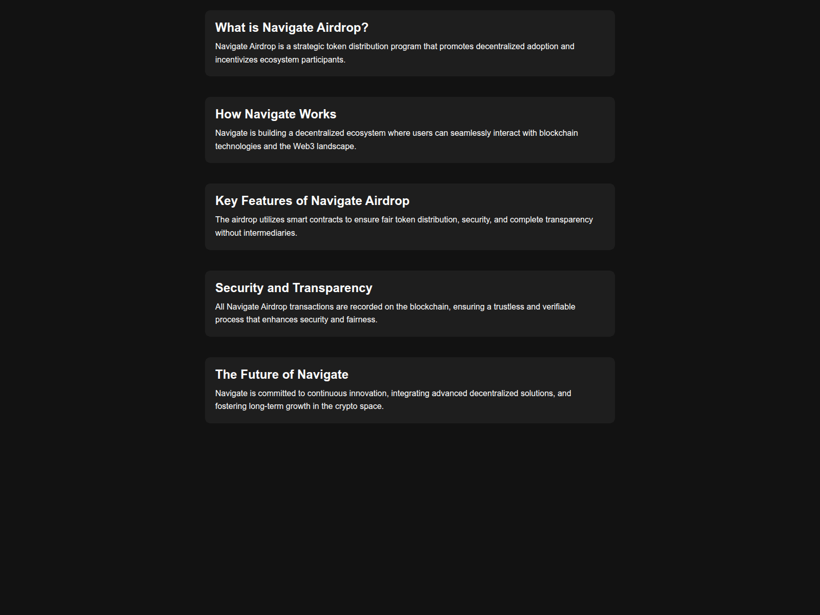 Screenshot of navigateairdrop.live