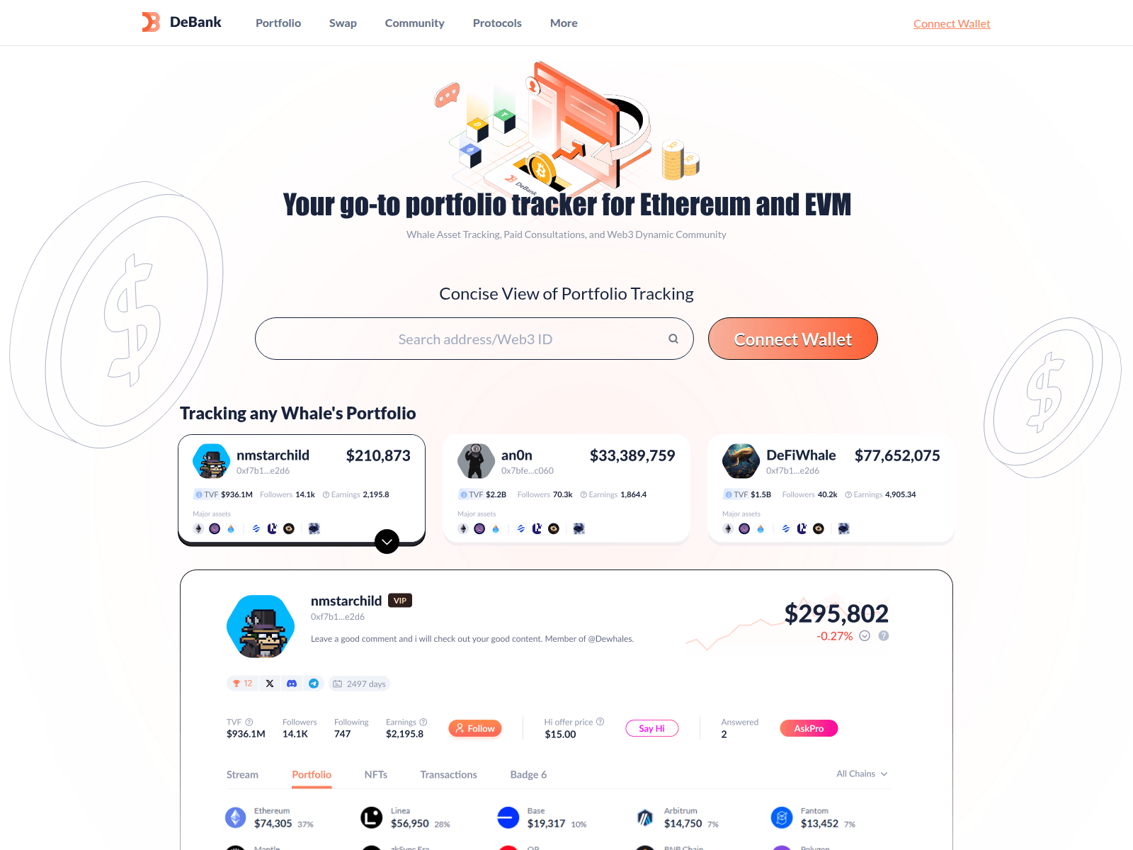 Screenshot of de-bank.run