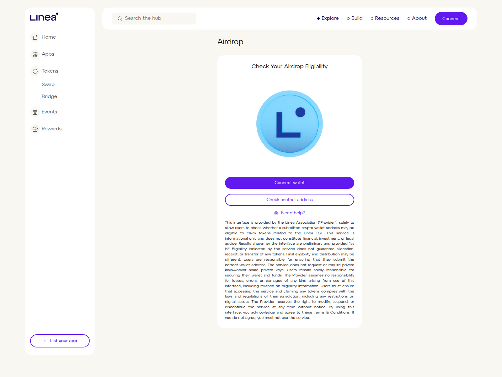 Screenshot of llinea-drops.net