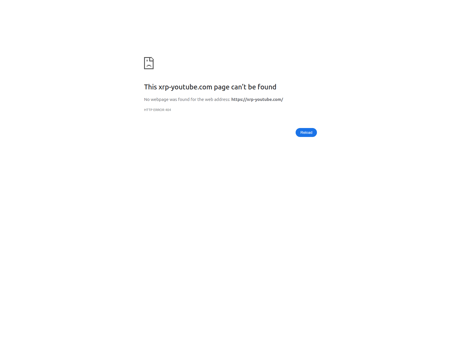 Screenshot of xrp-youtube.com