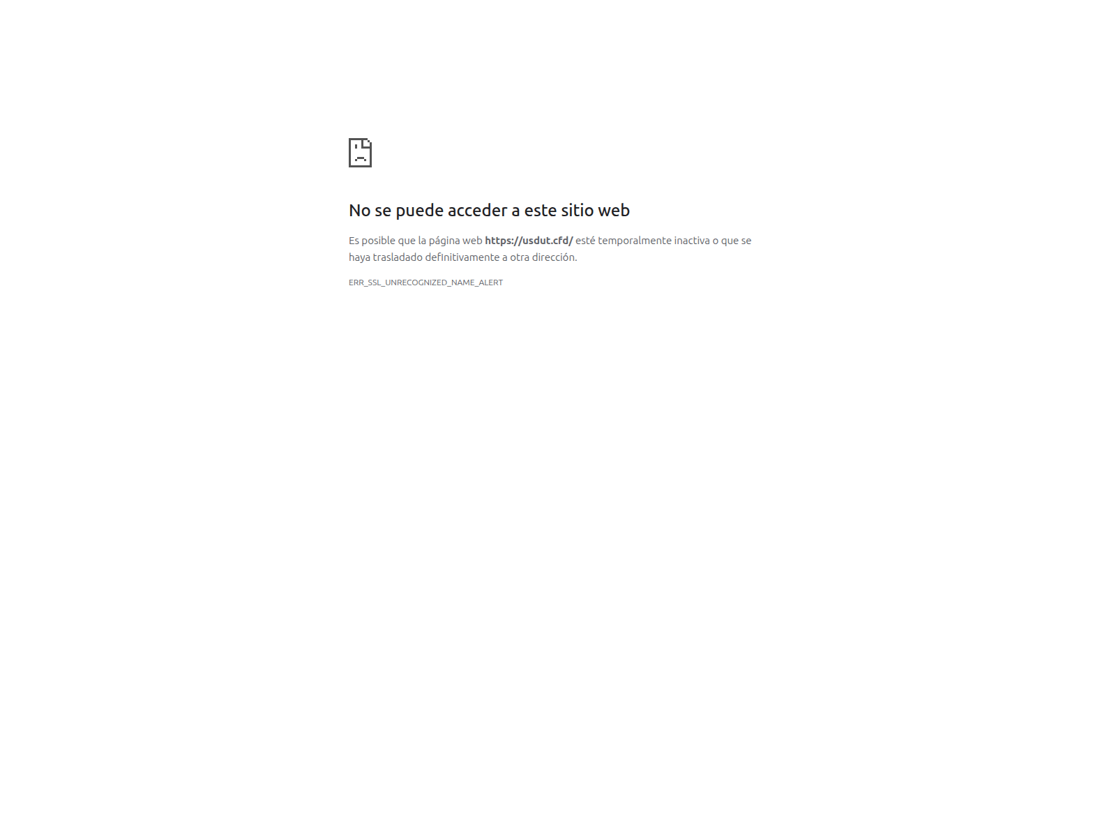 Screenshot of usdut.cfd