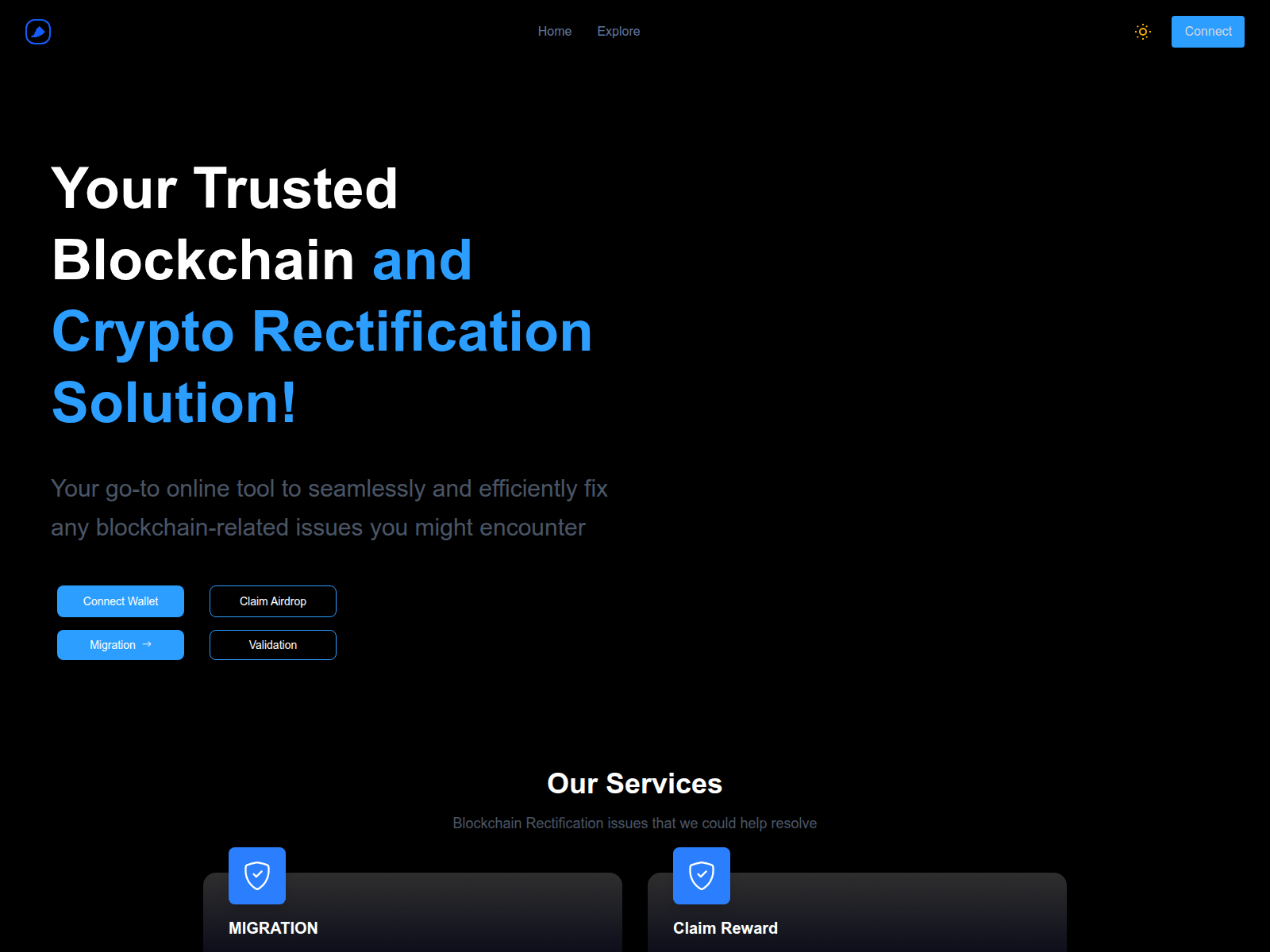 Screenshot of tokensupportdesk.com