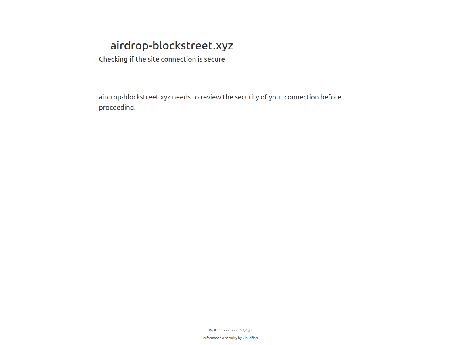 Screenshot of airdrop-blockstreet.xyz