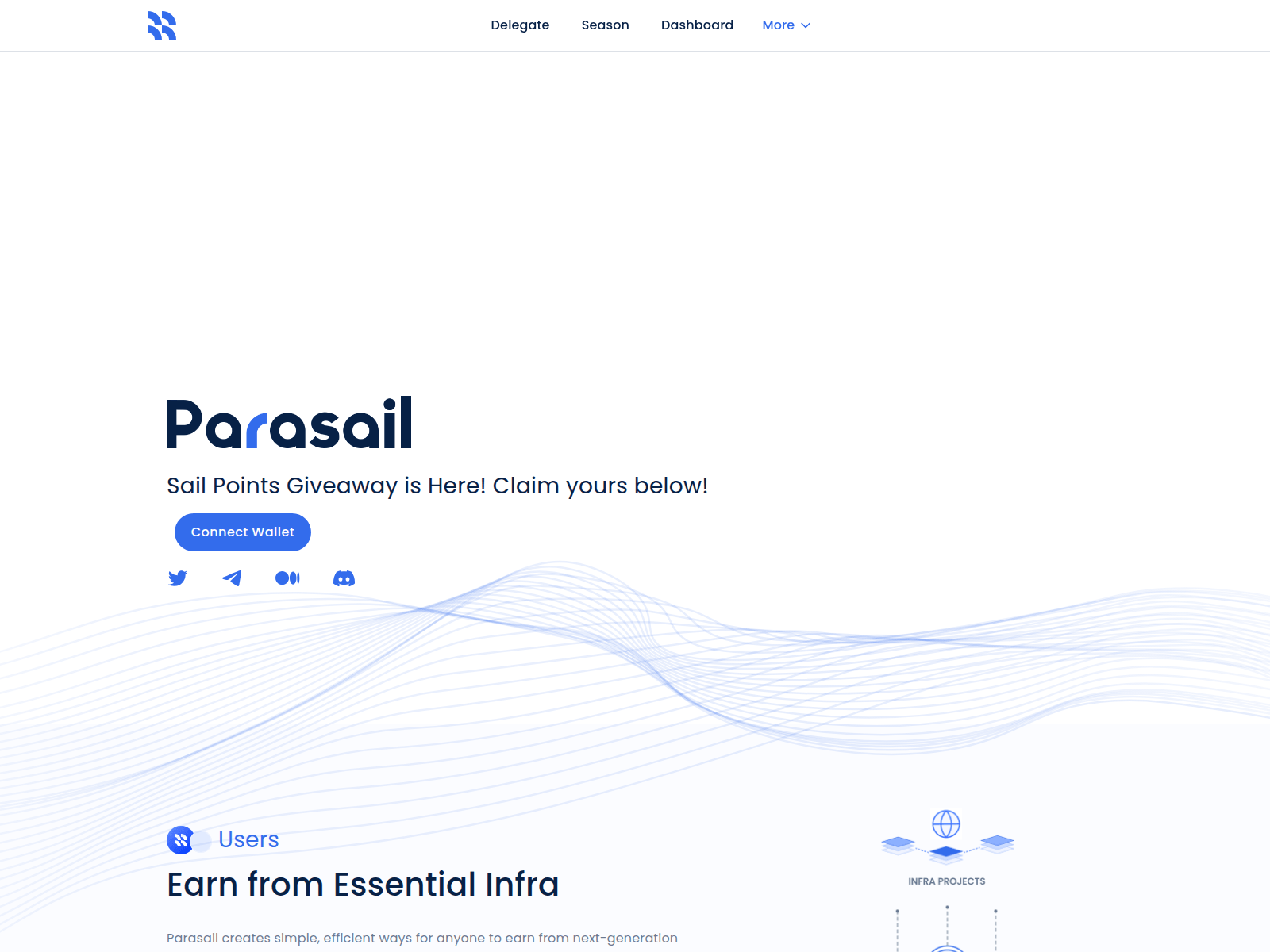 Screenshot of parasailnetwork.xyz
