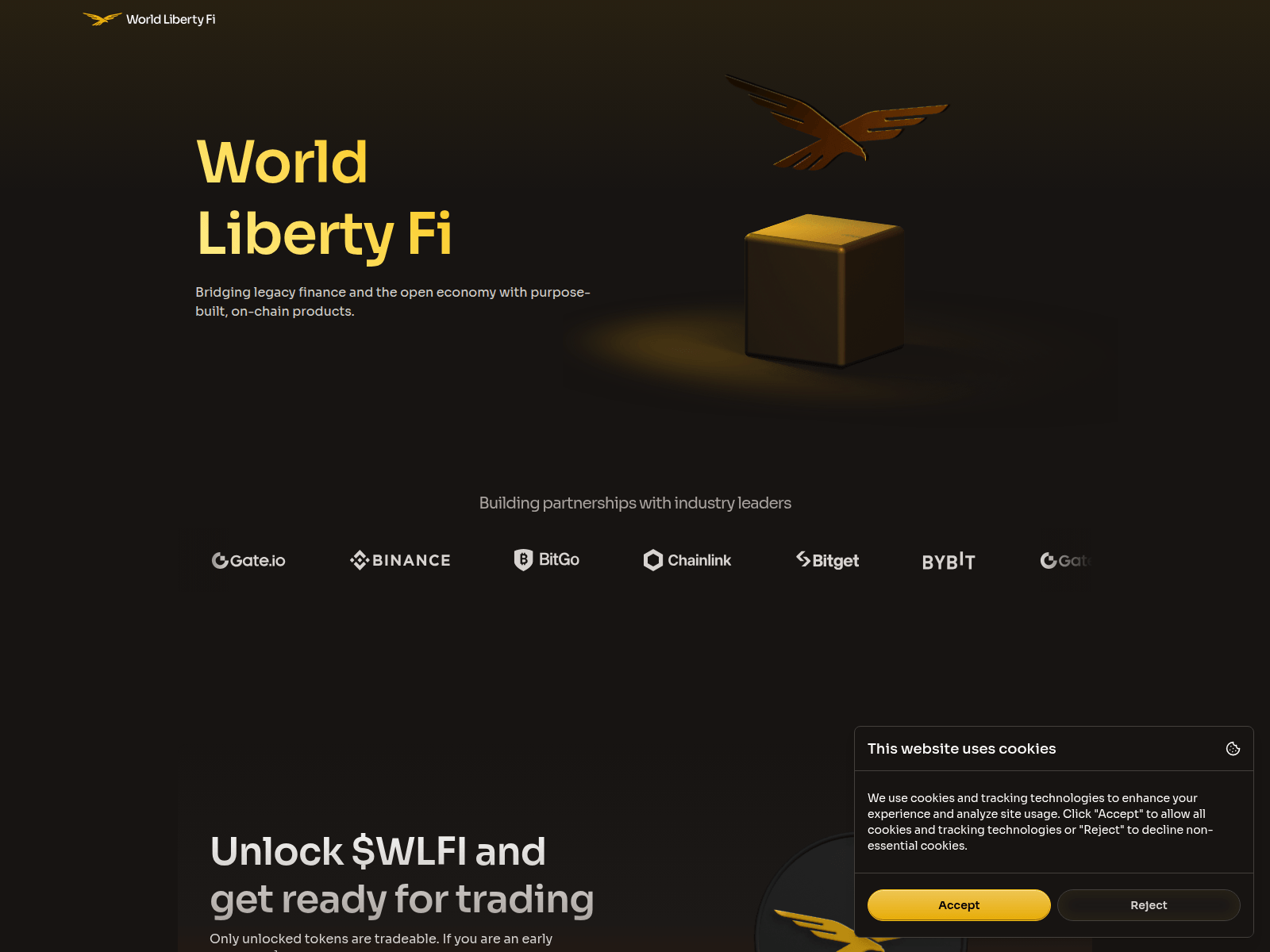 Screenshot of wlfi-eth.world