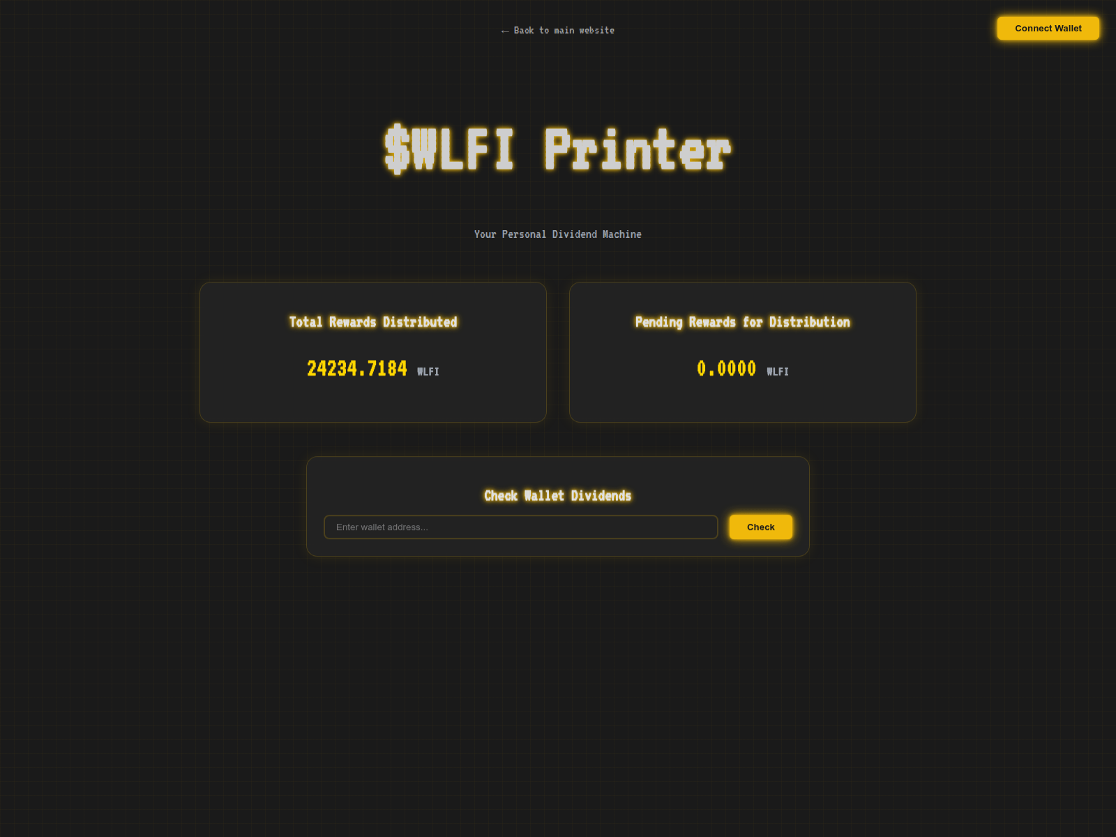Screenshot of wlfiprinter.com