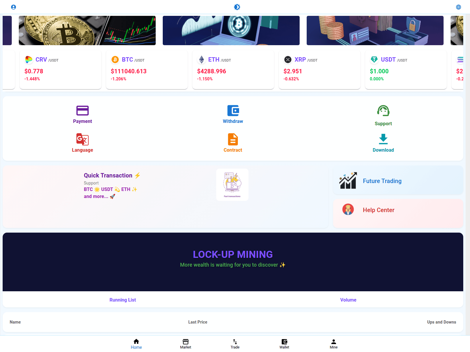 Screenshot of tradingcoinexz.com
