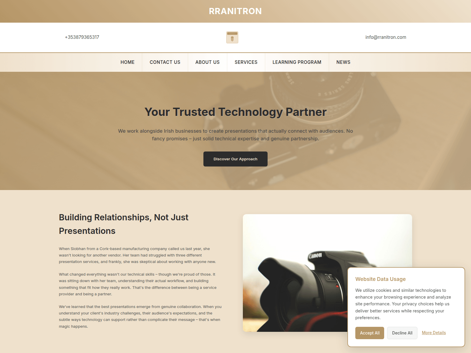 Forensic screenshot of arivesonat.it.com