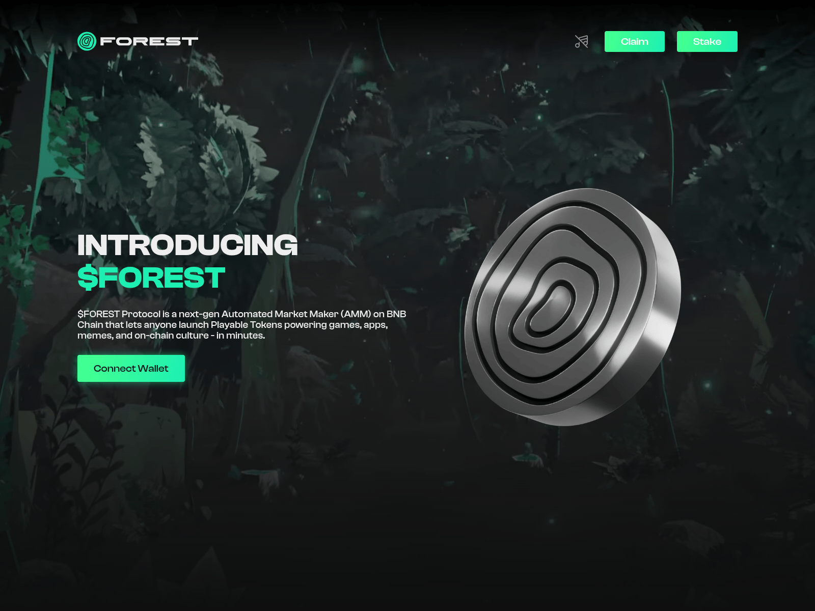 Screenshot of claim.forestprotocol.xyz