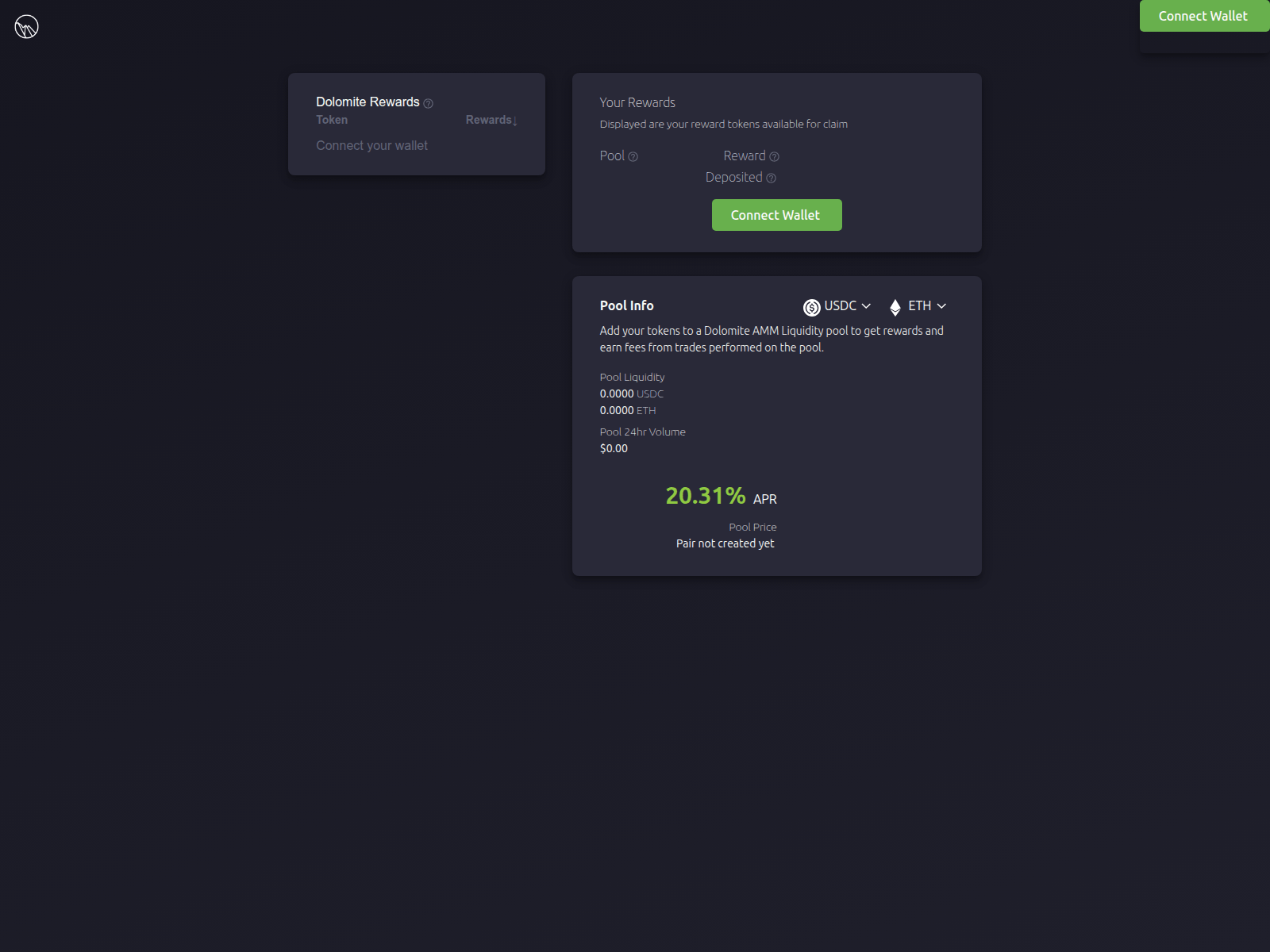 Screenshot of dolomitepoolpad.xyz
