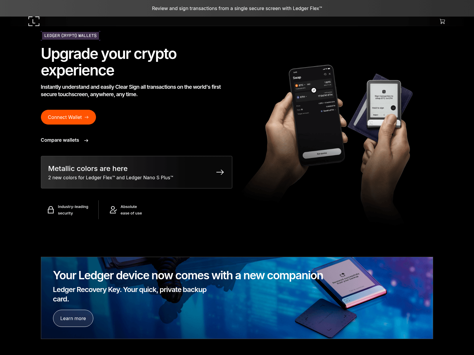 Screenshot of ledgerwalletauth.com