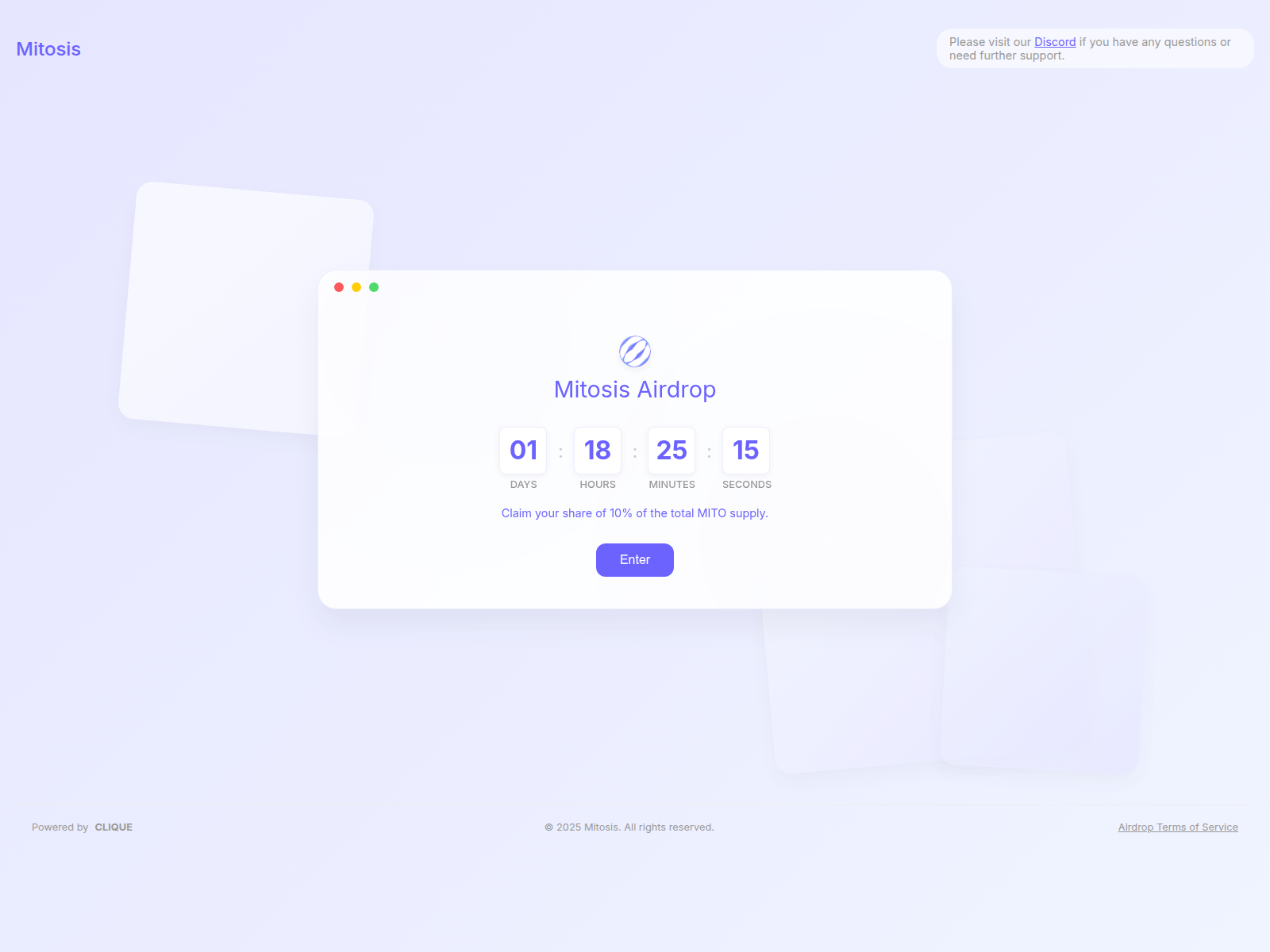 Screenshot of www.airdropmitosis.com