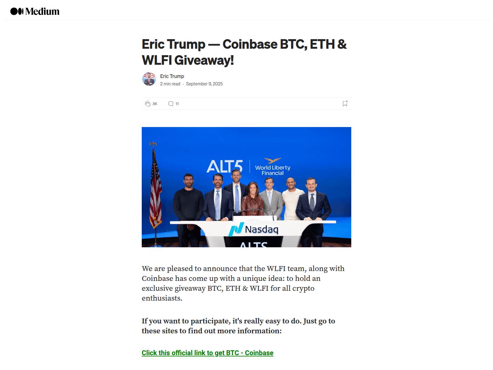 Screenshot of erictrump-wlfi.info