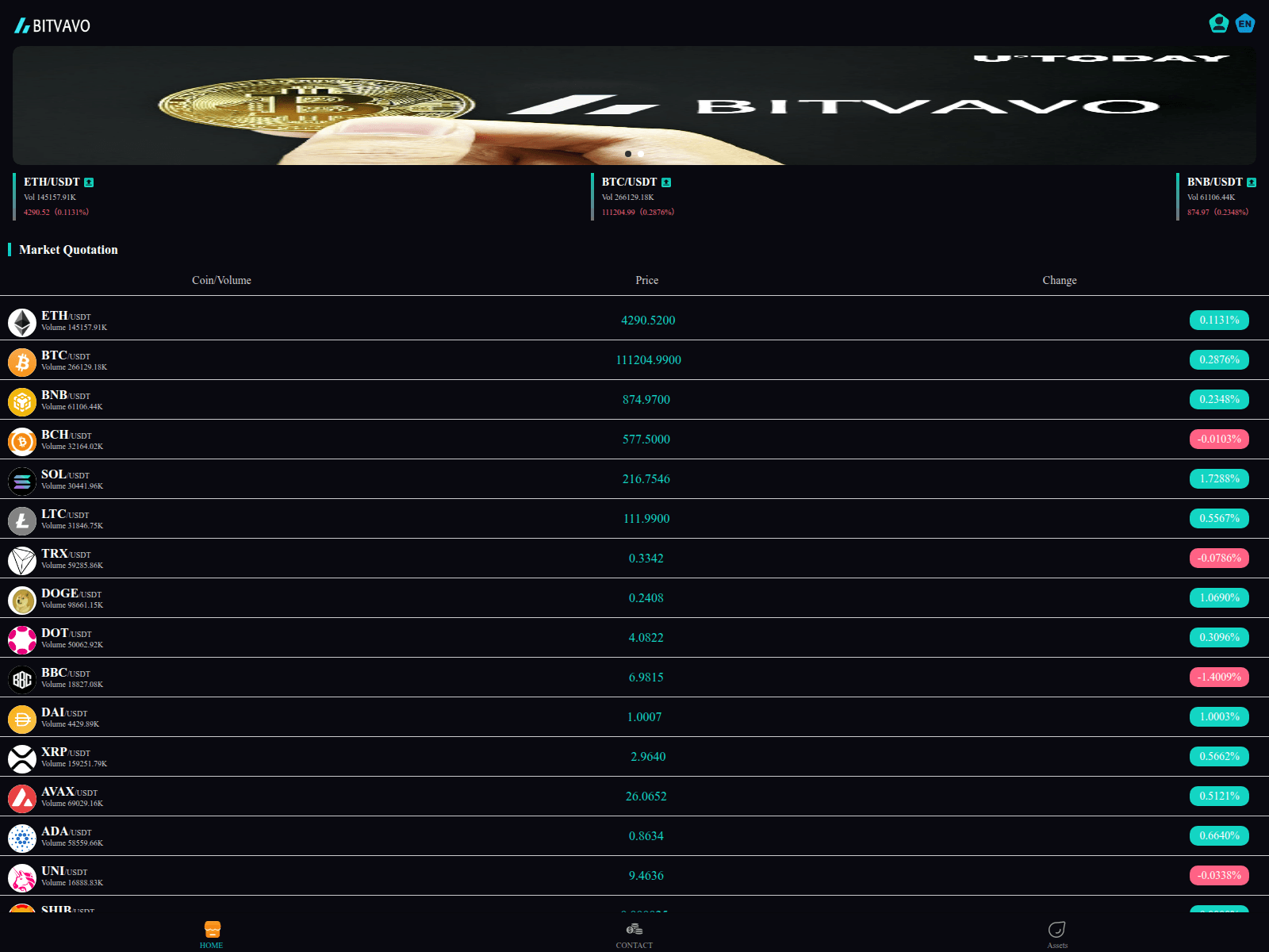 Screenshot of bitvavonvs.top