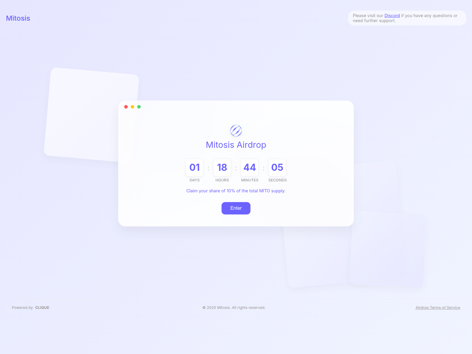 Screenshot of airdropmitosis.com