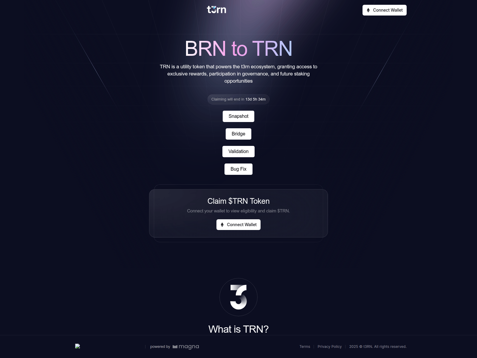 Screenshot of airdrop-t3rn.pages.dev