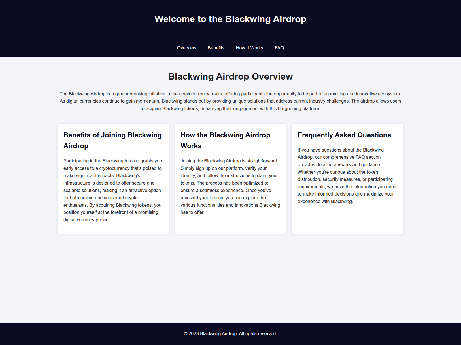 Screenshot of airdrop-blackwing.live