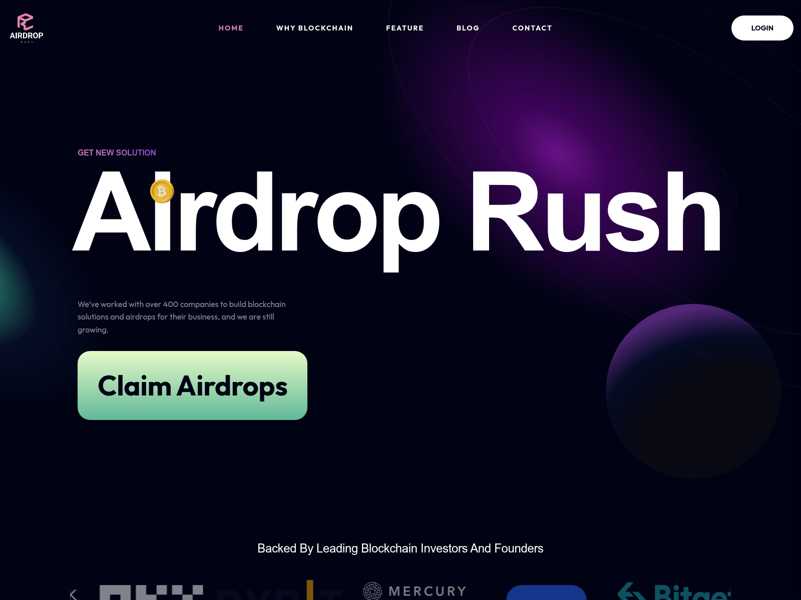 Screenshot of airdrop.skyexpressglobal.com