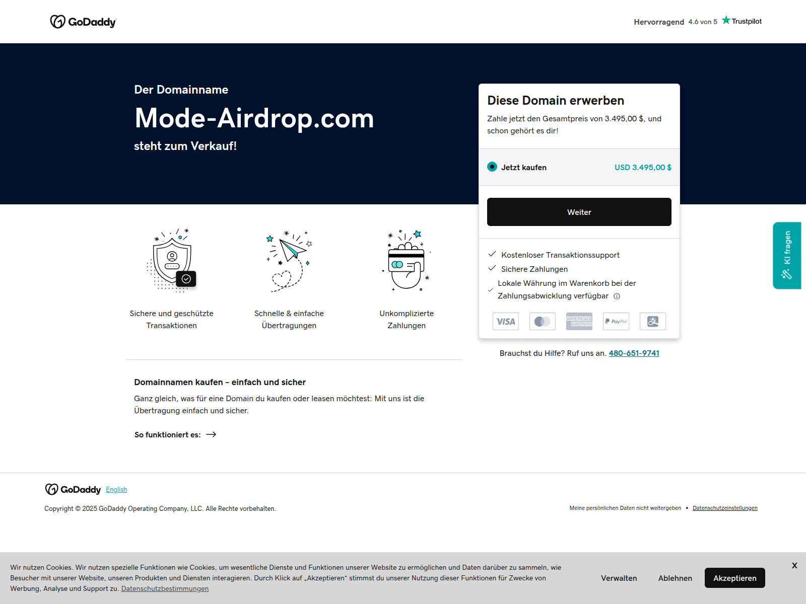 Screenshot of kymtra-hochwalt.mode-airdrop.com