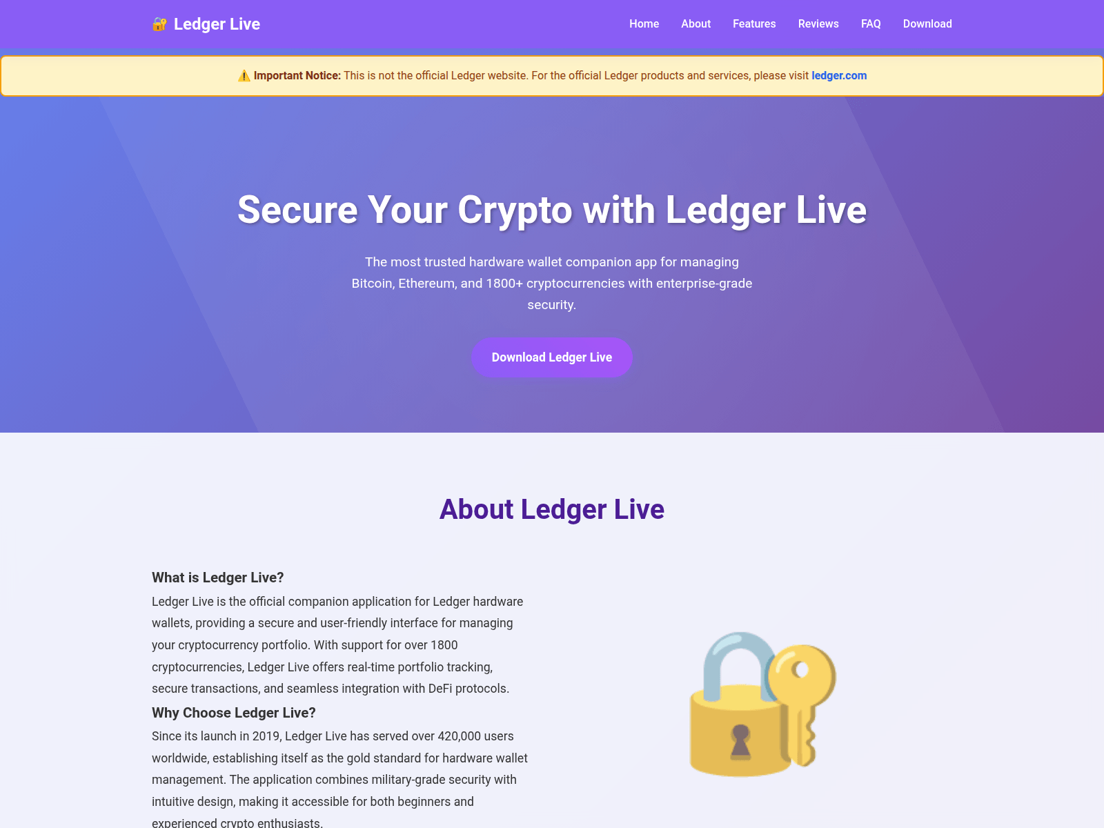 Screenshot of eng-ledger.io