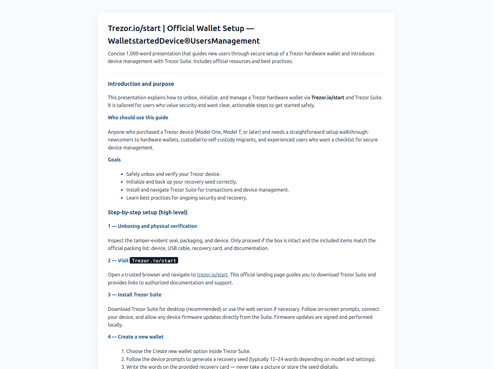 Screenshot of connect-trezure-io.pages.dev