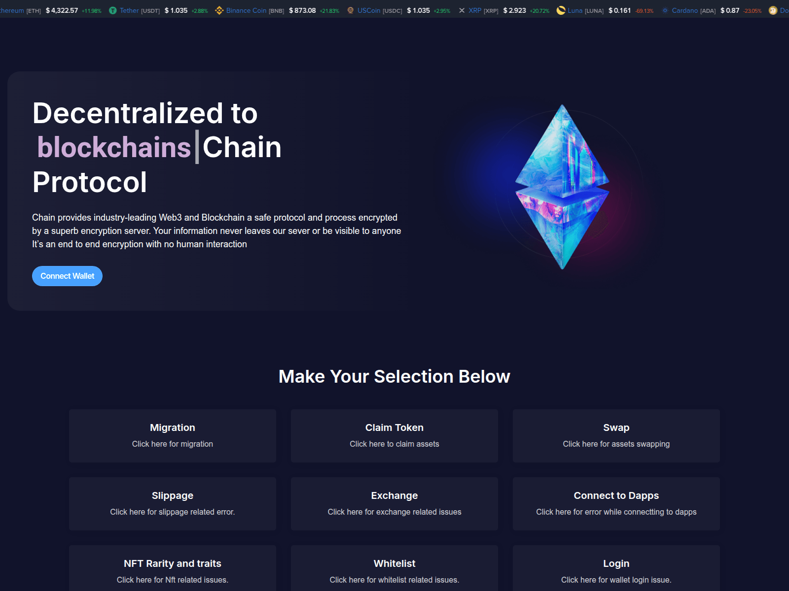 Screenshot of mytradeprofitairdrop.pages.dev