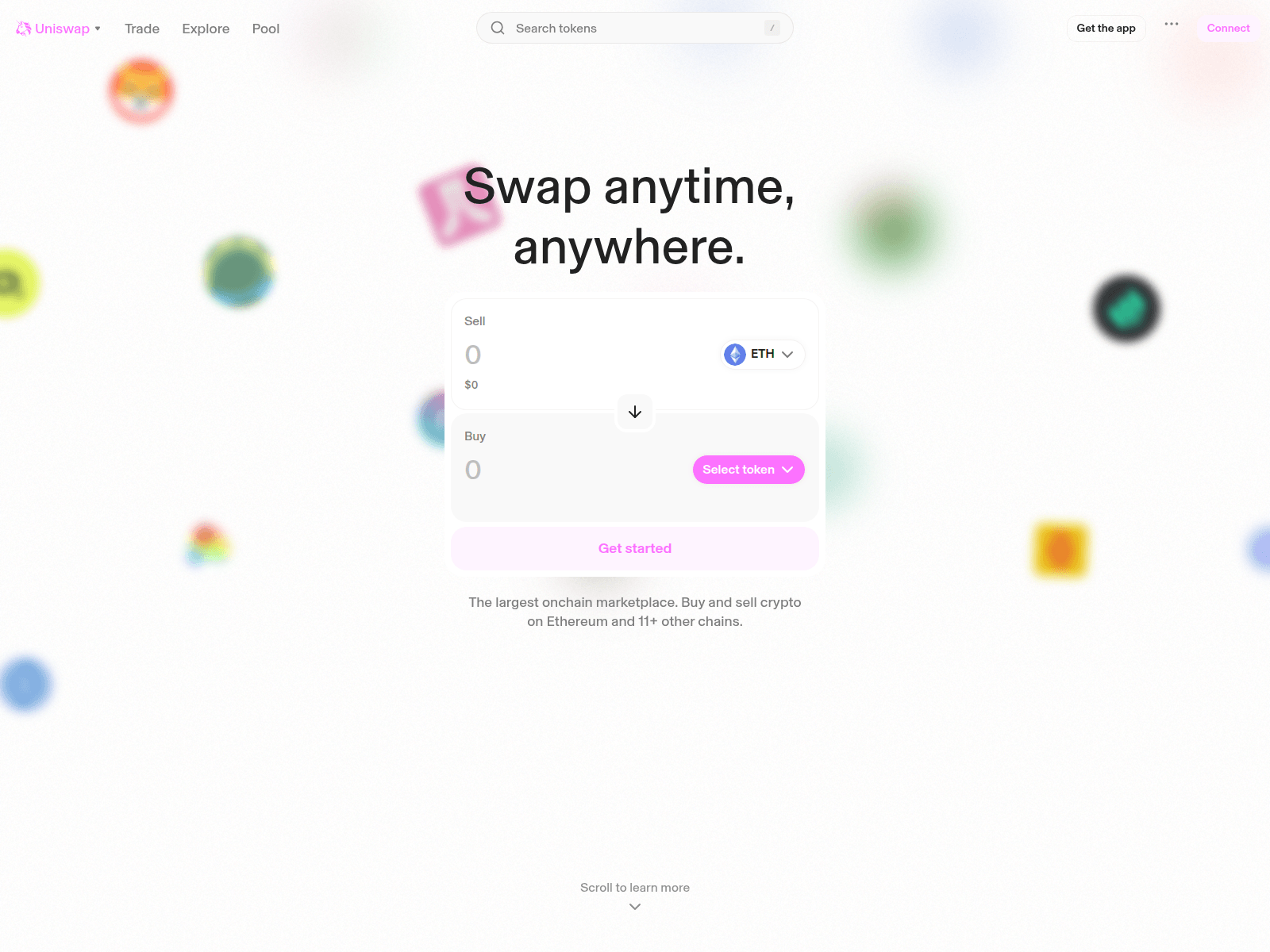 Screenshot of swaps.limited
