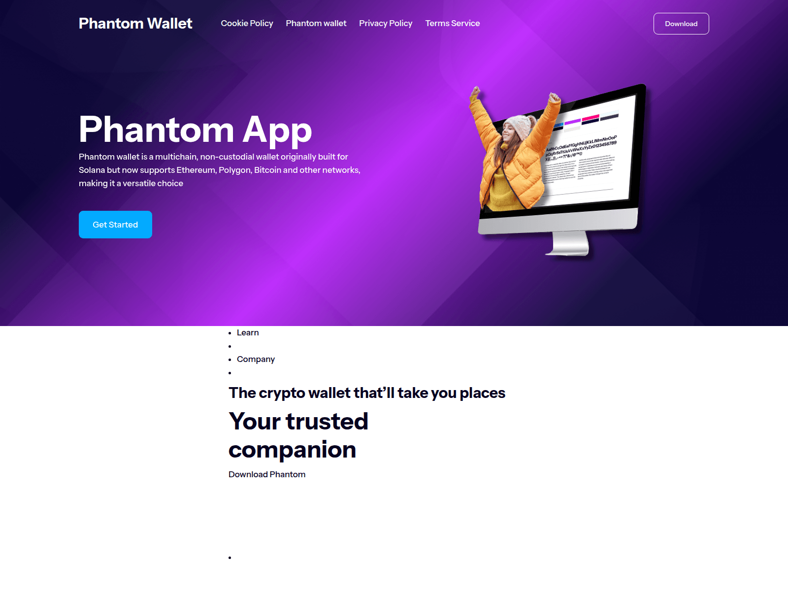 Screenshot of www.p-phantomwallet.us.a-atomicwallet.com